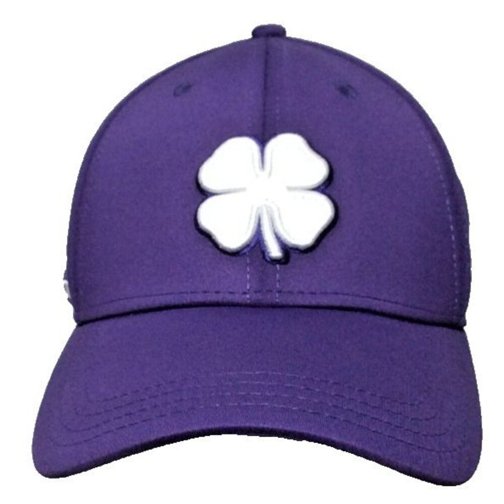 Black Clover Live Lucky Top Golf Purple Fitted Hat Size Small/Medium NWOT